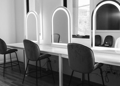 Chic and modern makeup stations at Tonic Studio - Hair & Makeup, Prahran, Victoria, AU. Ideal for beauty services.