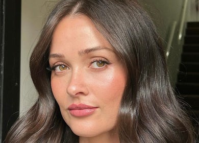 Close-up of styled hair and makeup at Tonic Studio - Hair & Makeup, Prahran, Victoria, AU.