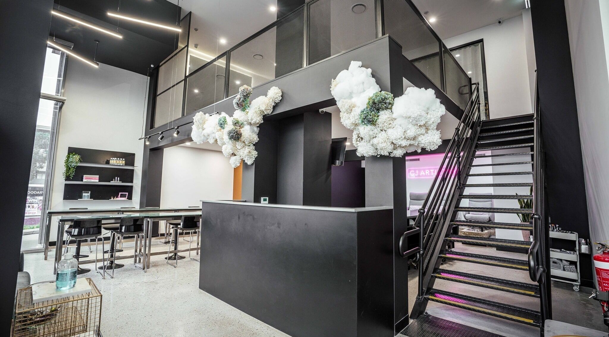 Sleek interior of CJ Artistry in Granville, New South Wales, AU, featuring modern design and elegant decor.