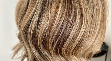 Beautiful blonde hair styling at Studio Nine with Louise McEwan in Newport, England, GB, highlighting soft tones.