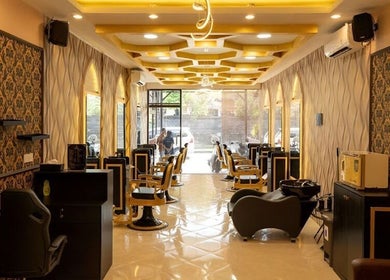 Luxurious interior at Zain Barber Canggu, Bali, Bali, ID showcasing sleek barber chairs and stylish decor.
