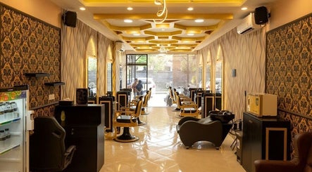 Luxurious interior at Zain Barber Canggu, Bali, Bali, ID showcasing sleek barber chairs and stylish decor.