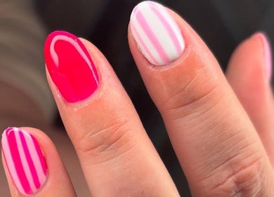 Colorful nail designs at Jessica Bentley Beauty, Brough, England, GB offering vibrant manicure services.