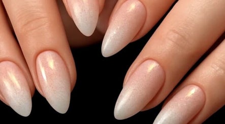 Stylish ombre nails designed at Nel Nails in Aughnacloy, Northern Ireland, GB.