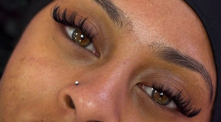 Close-up of lush eyelashes at By Beauty Academy - Wigan, Leigh, England, GB.