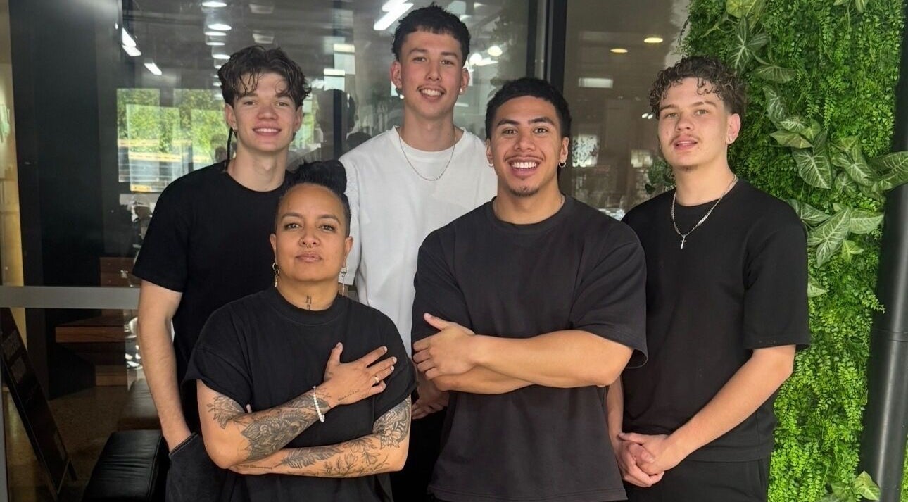 Friendly team at The Barbershop Braddon, Braddon, Australian Capital Territory, AU welcoming clients.