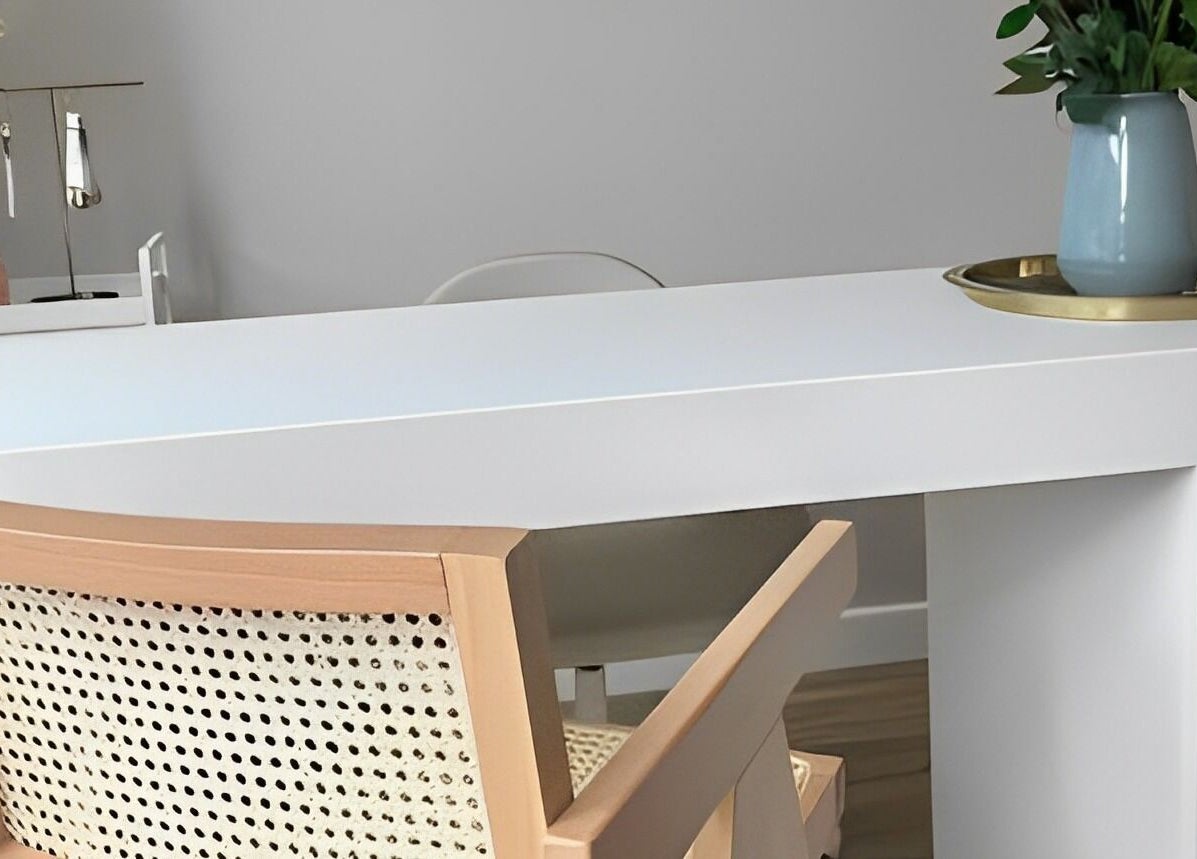 Minimalist nail station at The Beauty Co. Wadebridge in Wadebridge, England, GB with modern decor.