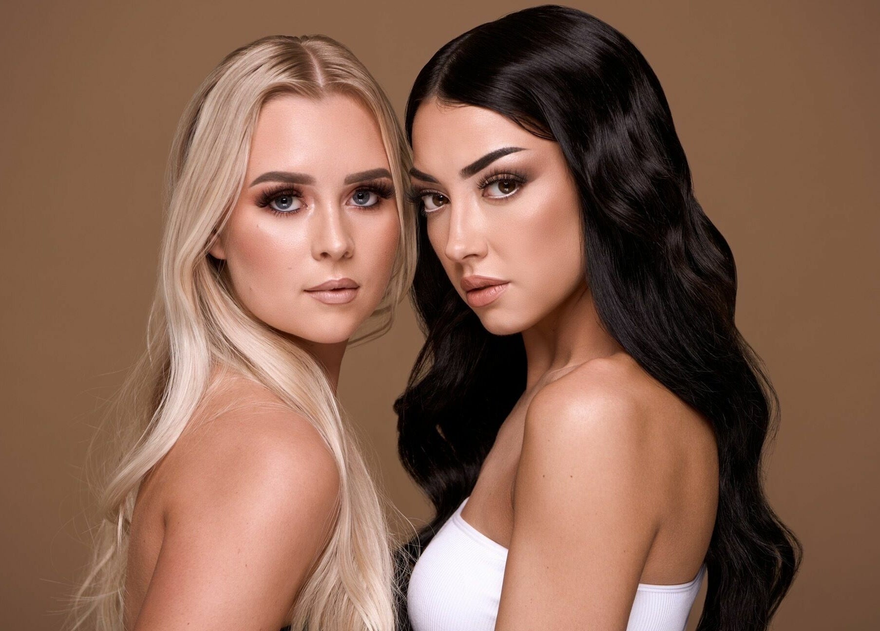 Two women with flawless makeup at The Beauté Collective in Midland, Western Australia, AU.