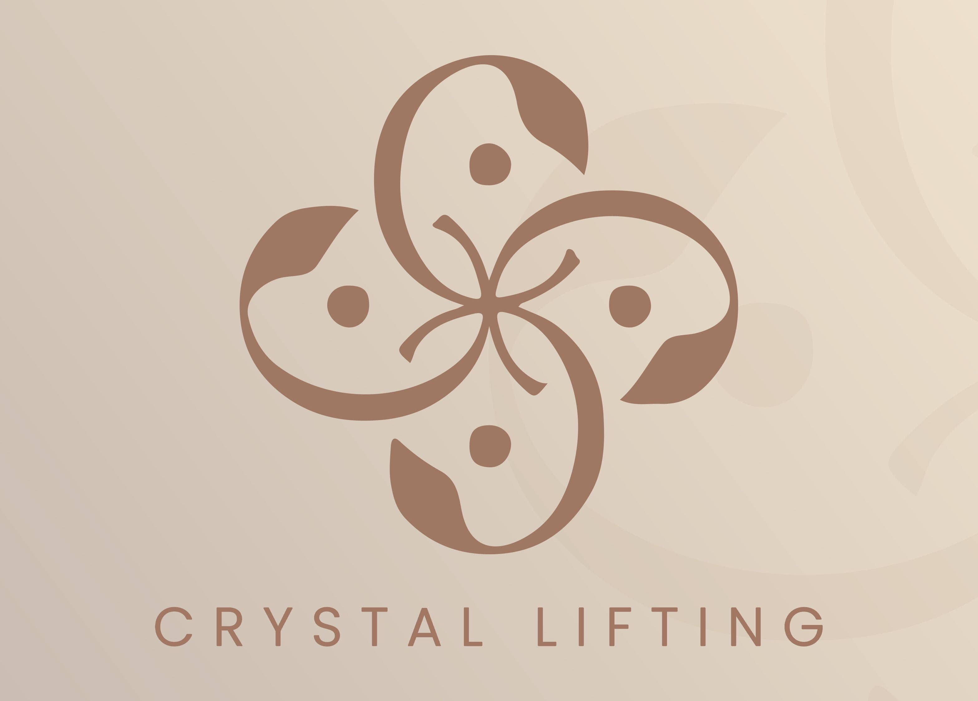 Logo of Crystal Lifting, a wellness venue in Amman, Amman Governorate, JO, featuring elegant floral design.
