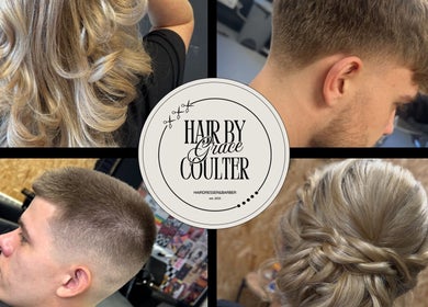 Diverse hairstyles at Hair by Grace Coulter, Douglas, IM showcasing expertise in beauty and style.