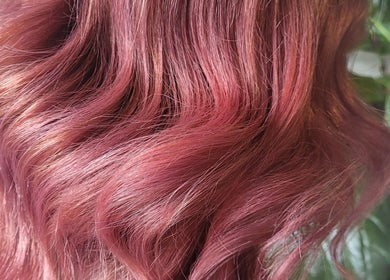 Vibrant pink hair waves at Sophrosyne Hair Artistry & Serene Beauty in Toowoomba City, Queensland, AU.