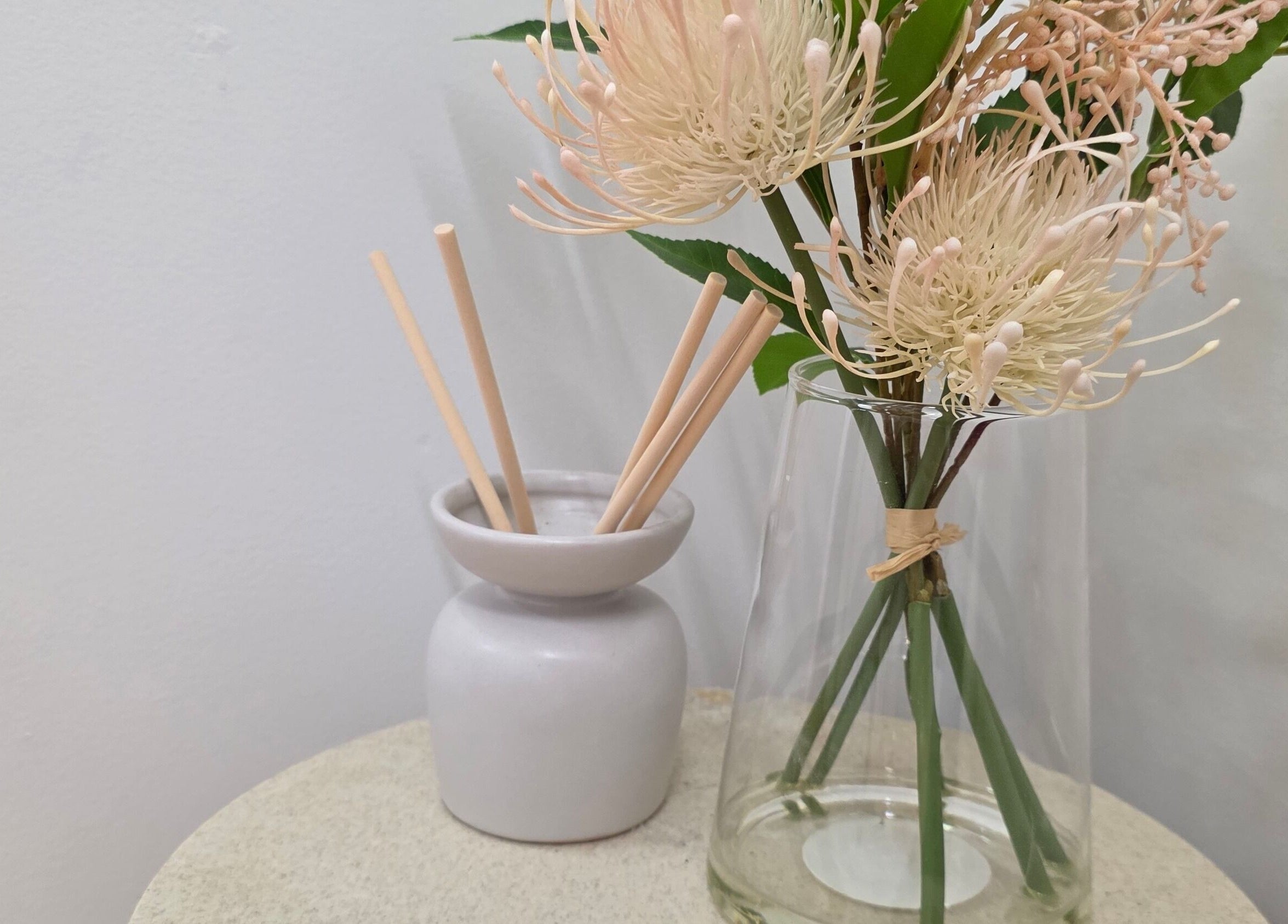 Elegant floral decor at Sophrosyne Hair Serenity Studios, Toowoomba City, Queensland, AU enhancing the tranquil ambiance.