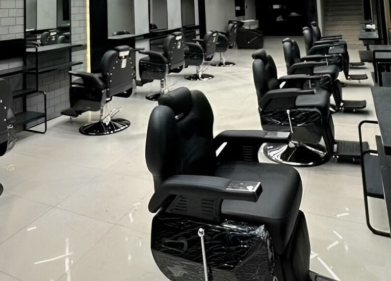 Modern styling chairs at 1/2 Cuts Salon صالون هاف كت | Al Aziziyah in Riyadh, Riyadh Province, SA.