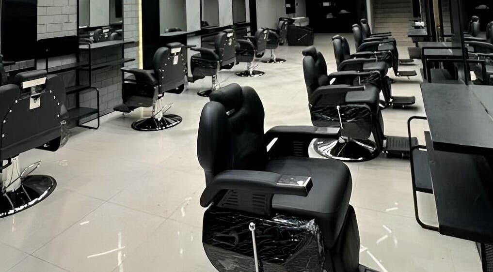 Modern styling chairs at 1/2 Cuts Salon صالون هاف كت | Al Aziziyah in Riyadh, Riyadh Province, SA.