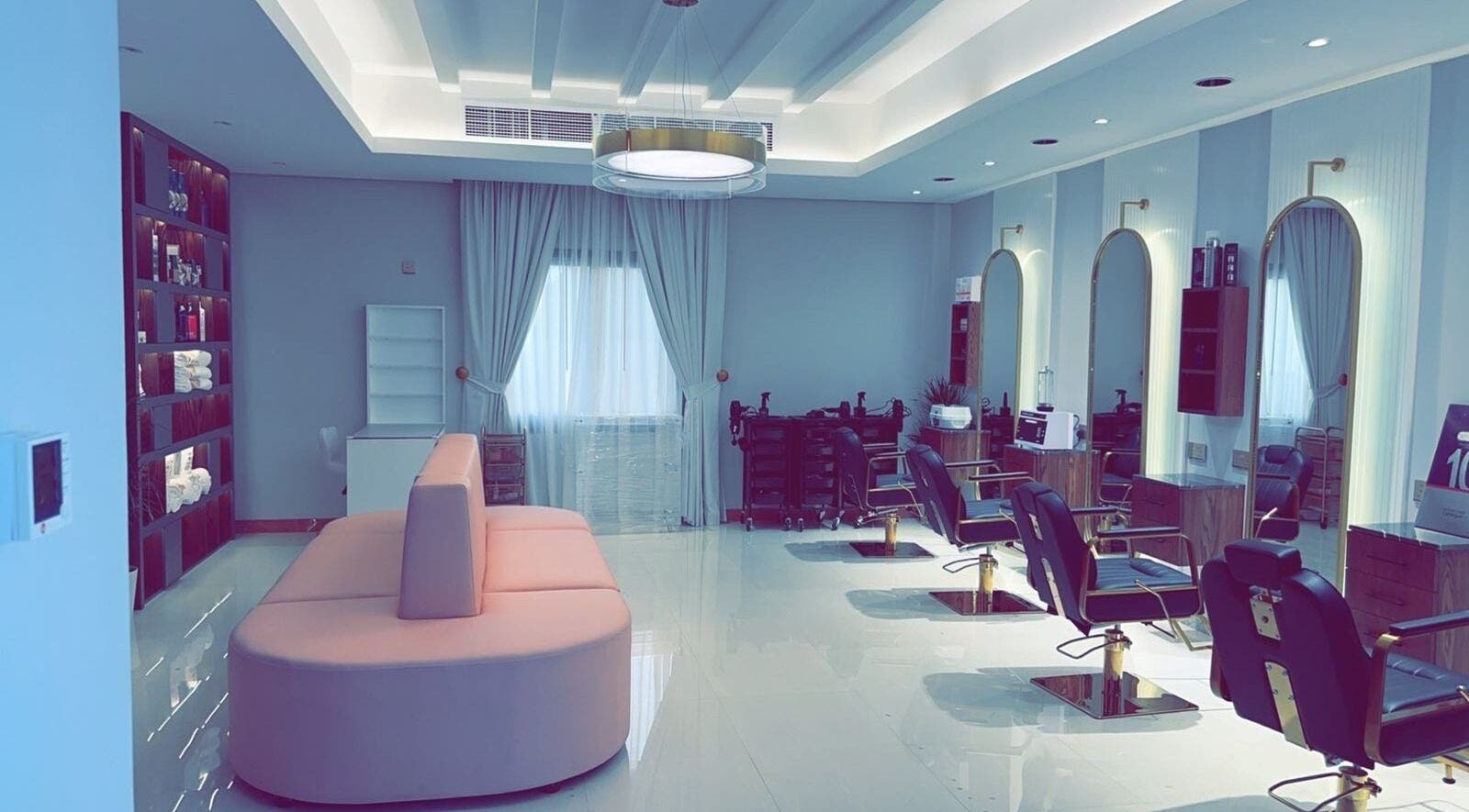 Chic interior of Rival Flower Salon with sleek design in Umm Al Quwain, Umm Al Quawain, AE.