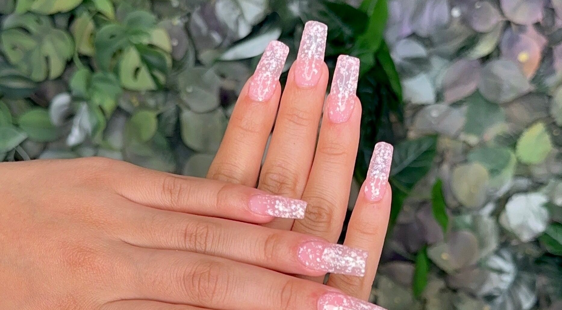 Elegant pink glitter nails at Koolelo X Get Nailed Academy, Zürich, Zürich, CH. Perfect for a stylish look.