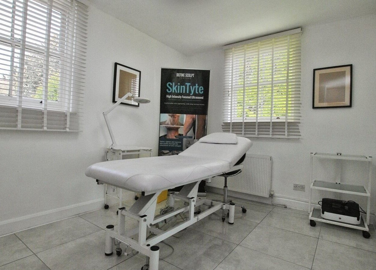 Tranquil treatment room at Another Level Medispa in Chelmsford, England. Ideal for relaxation and rejuvenation.