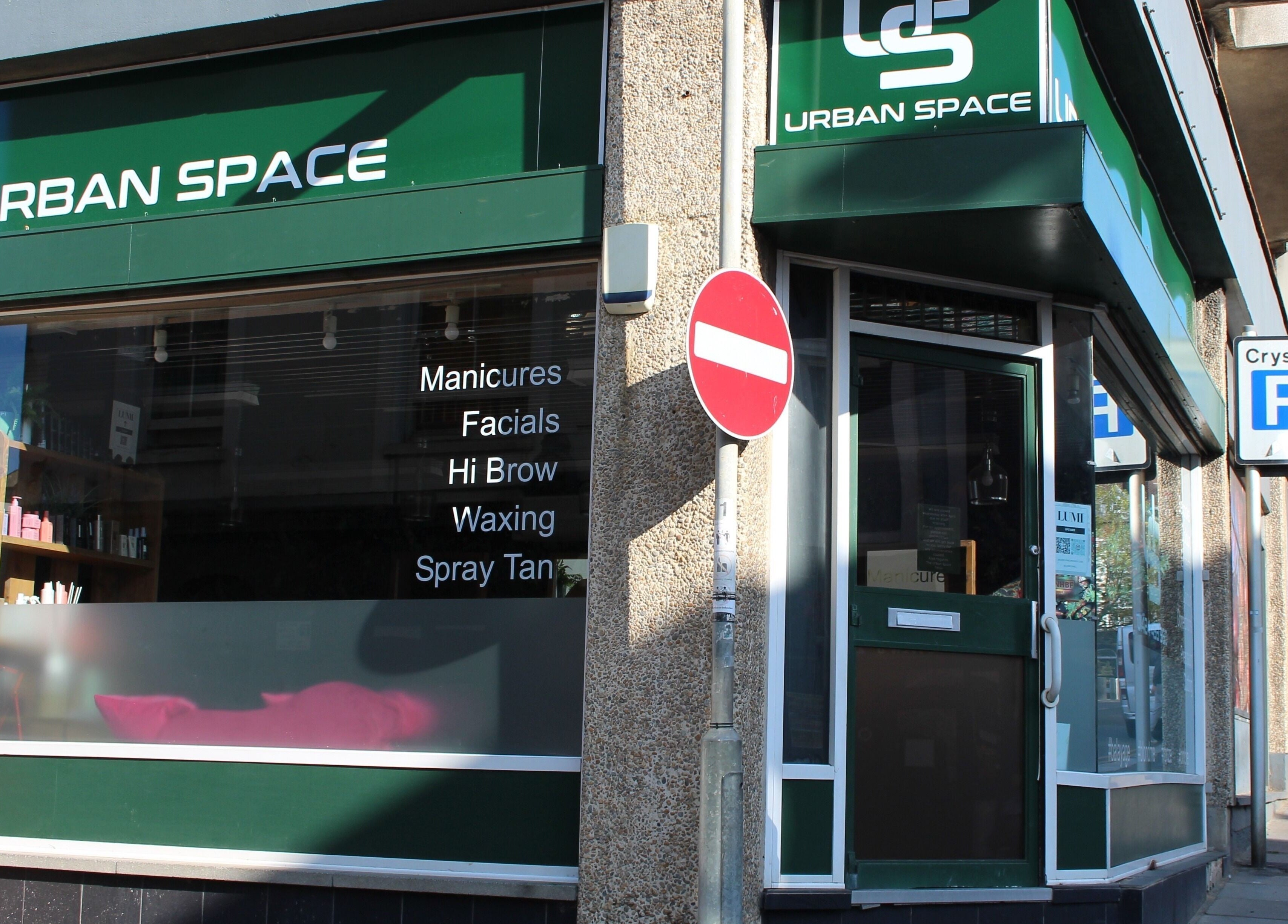 Exterior of Jody Brooks at Urban Space, Saint Leonards, offering beauty services in England, GB.