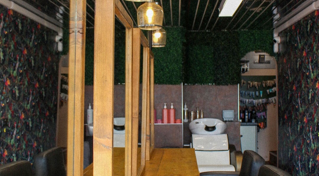 Trendy salon interior featuring stylish decor at Jody Brooks at Urban Space, Saint Leonards, England, GB.