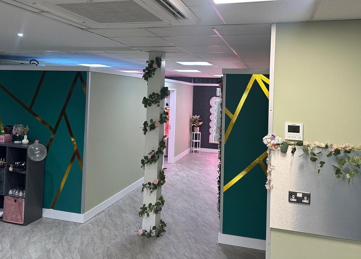 Chic interior of Utopia Wymondham in Wymondham, England, GB, featuring stylish decor and greenery.