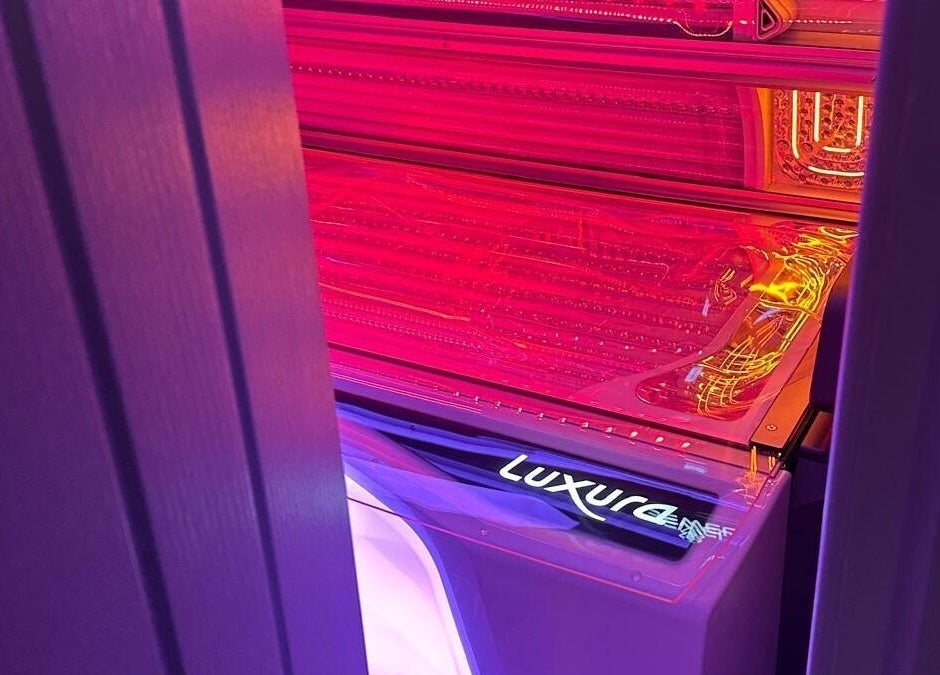 Vibrant tanning bed at Utopia Wymondham in Wymondham, England, GB, offering a luxurious wellness experience.
