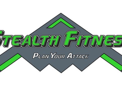 Stealth Fitness logo in Green Bay, Wisconsin, US, showcasing a modern design and slogan 'Plan Your Attack'.