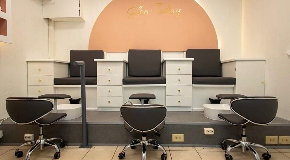 Luxurious pedicure chairs at Pure Essence Spa, Kralendijk, Bonaire, BQ offer top-notch comfort.