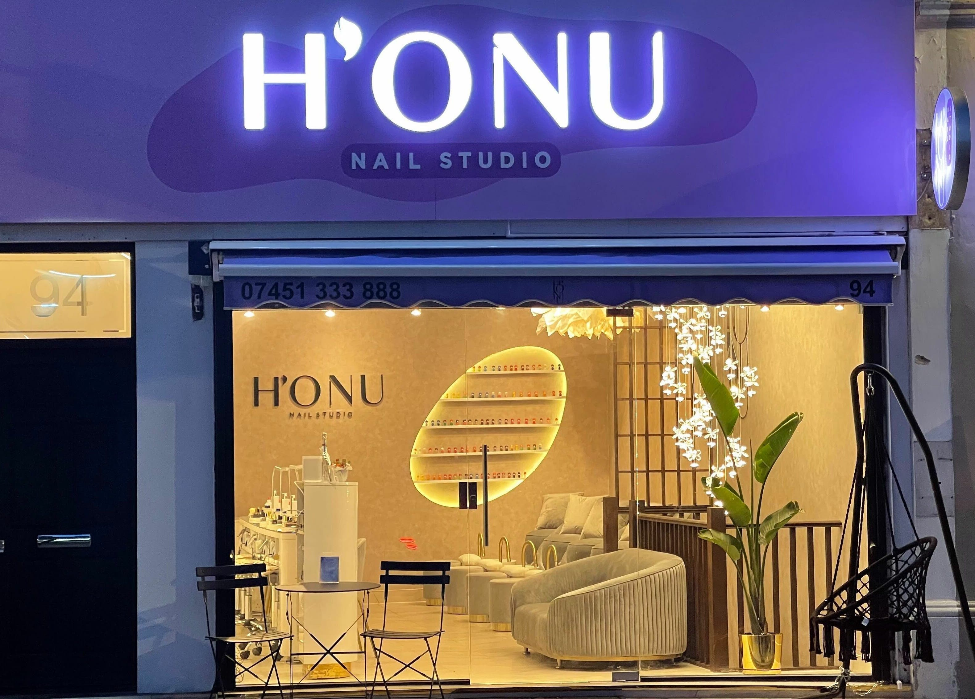 Honu Nail Studio - West Hampstead, inviting exterior with chic decor. Located in London, England, GB.