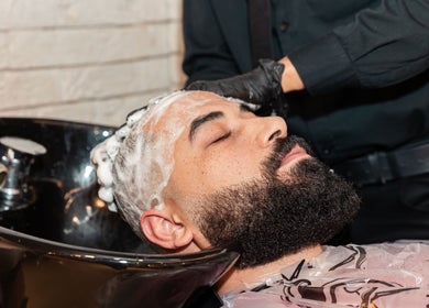 Relaxing wash at The Address Barber | صالون العنوان اشبيليا in Riyadh, Riyadh Province, SA.