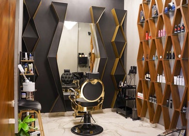 Luxurious styling chair in The Address Barber | صالون العنوان الملقا, Riyadh, Riyadh Province, SA.