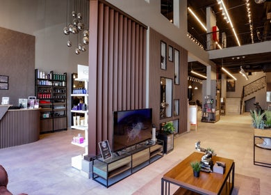 Elegant interiors of The Address Barber | صالون العنوان العارض, Riyadh, Riyadh Province, SA.