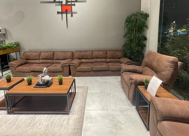 Stylish seating area at The Address Barber | صالون العنوان العارض, Riyadh, Riyadh Province, SA.
