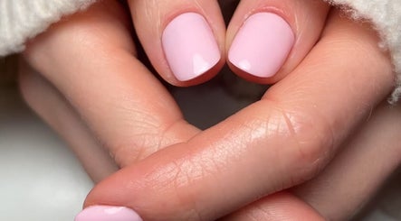 Elegant pink manicure showcased at Ocean Bloom - Helston, Helston, England, GB salon.