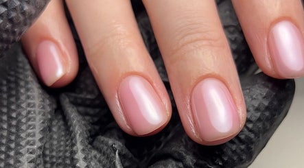 Beautiful pink manicured nails at Ocean Bloom - Helston, Helston, England, GB, showcasing elegance.