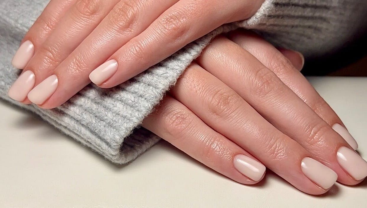 Stylish manicured nails at Ocean Bloom - Troon in Camborne, England, GB. Perfect for elegant hand treatments.