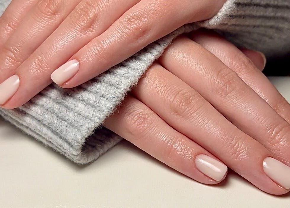 Stylish manicured nails at Ocean Bloom - Troon in Camborne, England, GB. Perfect for elegant hand treatments.
