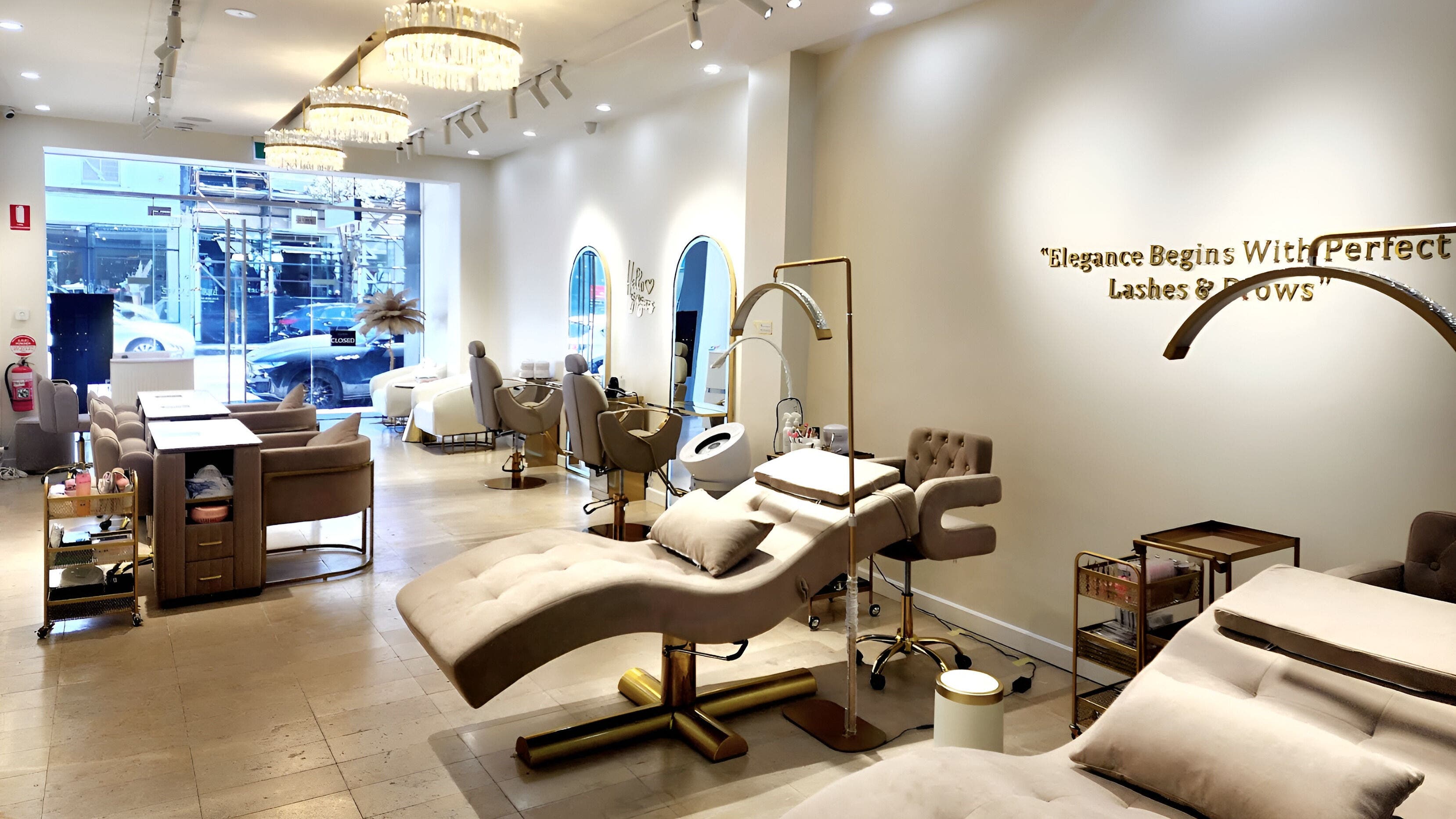 Chic interior of BEAUTYMATE - SOUTH YARRA, Melbourne, Victoria, AU, featuring plush chairs and stylish decor.