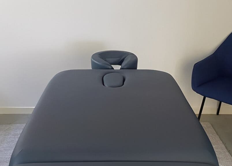 Comfortable massage table at Muscle Recovery, Murrumba Downs, Queensland, AU, ready for relaxation.