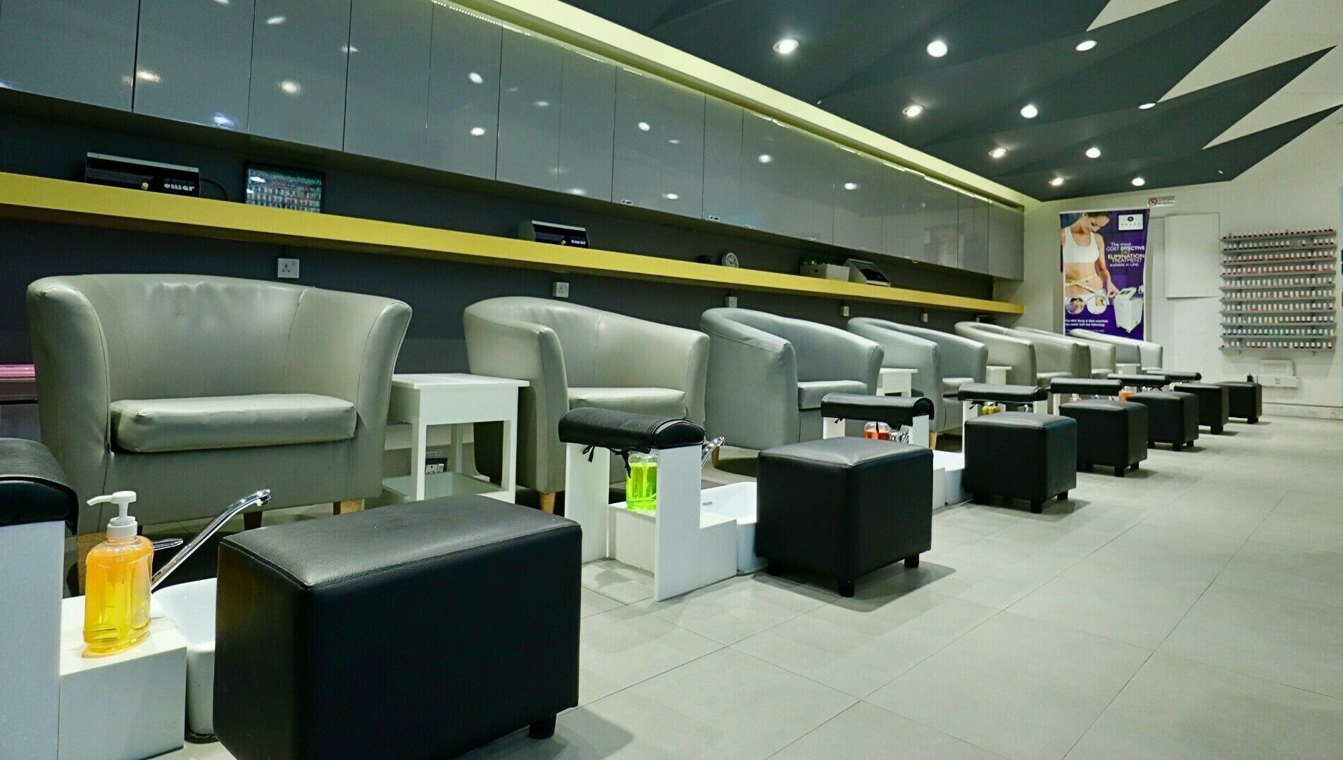 Luxurious pedicure stations at Sasha Beauty Salon Jumeirah Branch - SJB, Dubai, Dubai, AE.