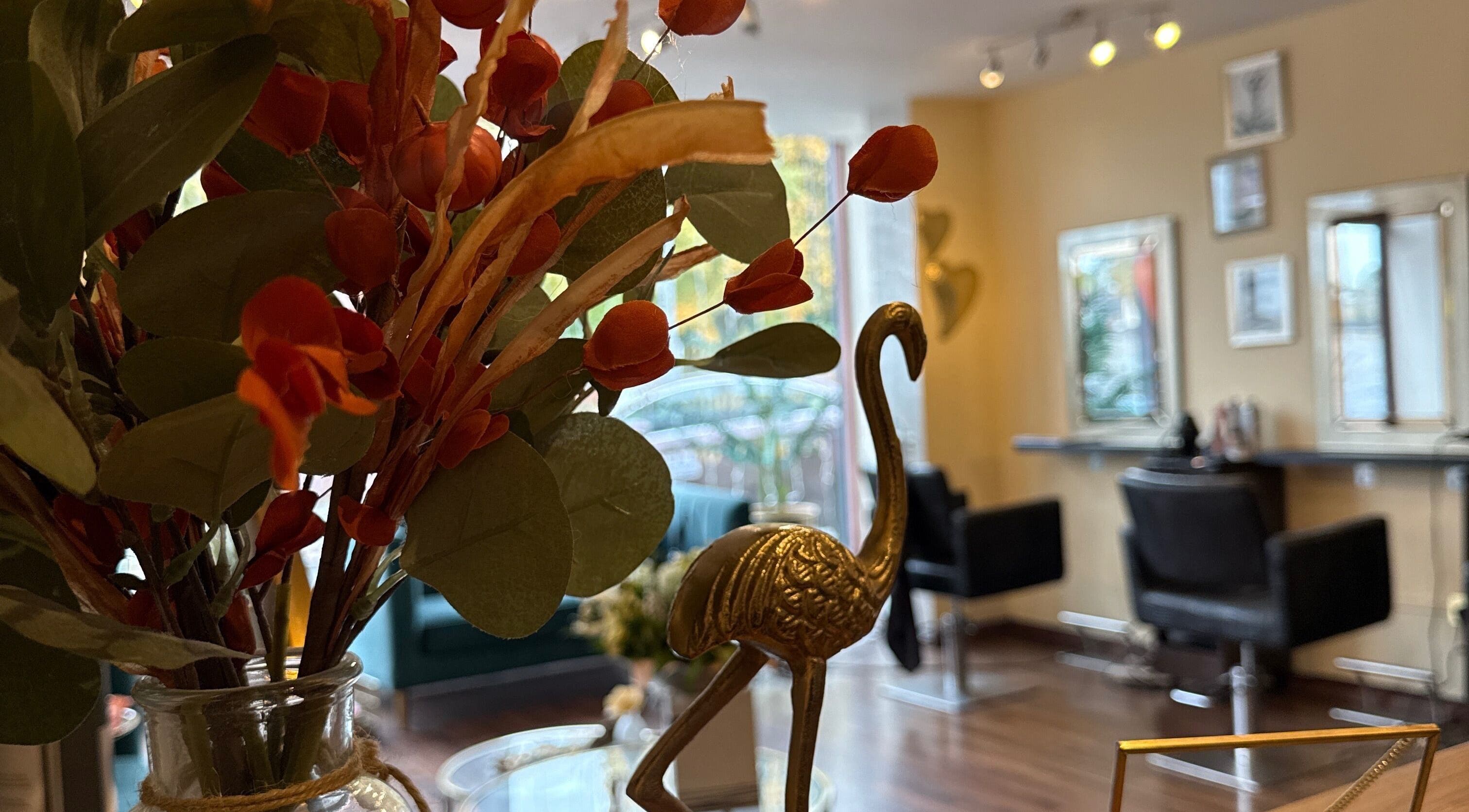 Studio Effect interior features elegant decor and seating in Newcastle-under-Lyme, England, GB.