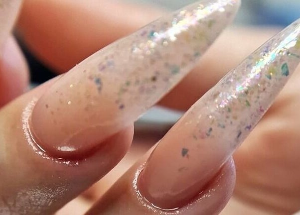 Uñas con diseño de brillo en Ana Gimeno Nails, Benimodo, Comunidad Valenciana, ES.