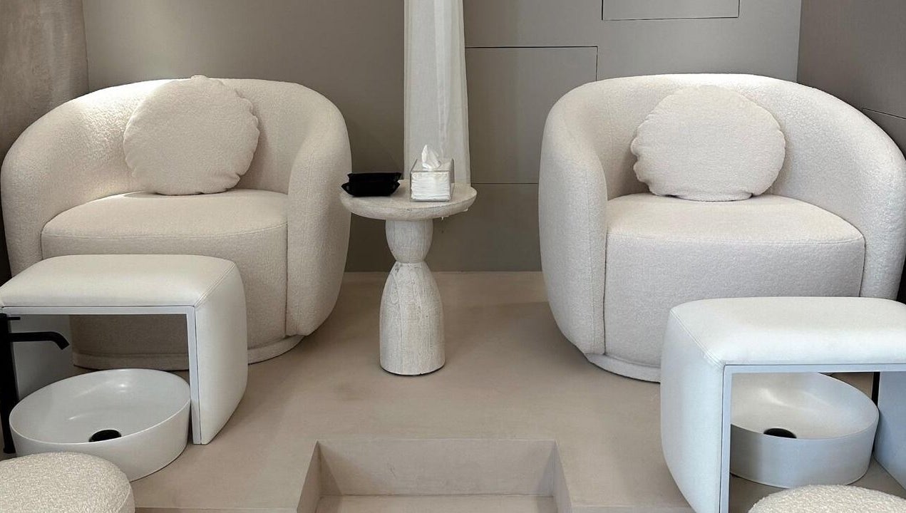 Luxurious pedicure chairs at Anat Beauty Spa & Saloon, الشارقة, إمارة الشارقةّ, AE, offering ultimate relaxation.