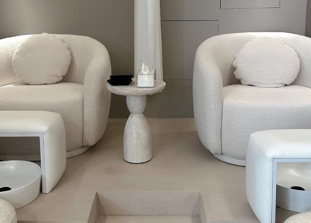 Luxurious pedicure chairs at Anat Beauty Spa & Saloon, الشارقة, إمارة الشارقةّ, AE, offering ultimate relaxation.