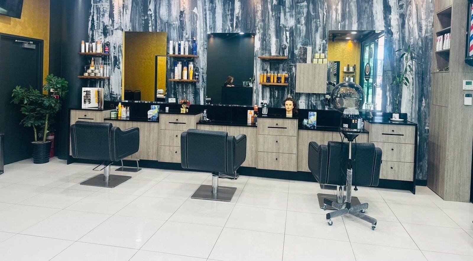 Stylish salon interior at Exotic Indian Beauty– Bella Vista, Bella Vista, New South Wales, AU.