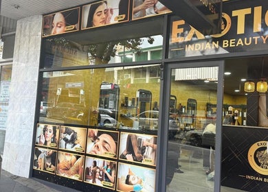 Exquisite storefront of Exotic Indian Beauty on Flushcombe Rd, Blacktown, New South Wales, AU showcasing beauty services.