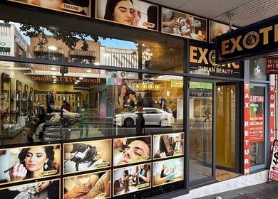 Exotic Indian Beauty salon exterior on Flushcombe Rd, Blacktown, offering beauty services. Blacktown, New South Wales, AU.
