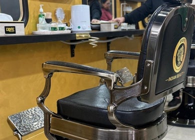 Chic salon chair at Exotic Indian Beauty - Flushcombe Rd, Blacktown, a premium beauty hub in Blacktown, New South Wales, AU.