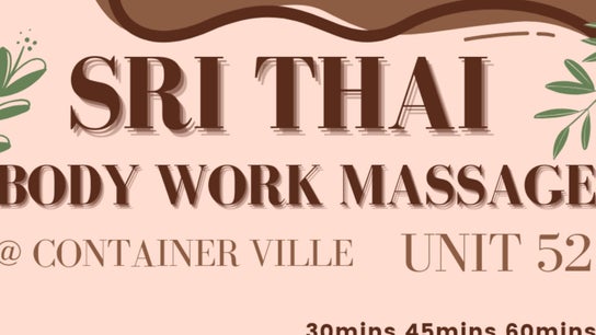 sri thai bodywork massage unit52 @ containerville