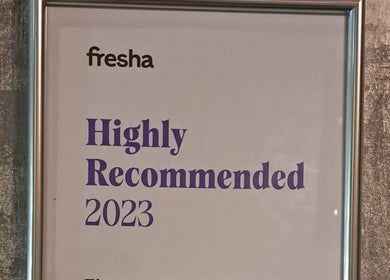 Highly Recommended 2023 award displayed at Elegant Thai Massage in Melbourne, Australia, AU.