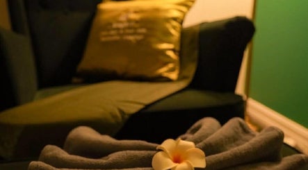 Cozy massage chair with plush cushions at Elegant Thai Massage, Hair Spa and Foot Spa in Melbourne, Victoria, AU.